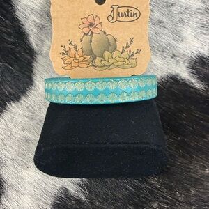 Justin Turquoise Patterned Bracelet